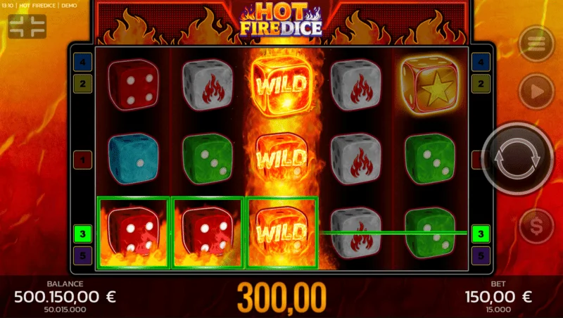 Hot Fire Dice - velika pobeda putem Random Wilds